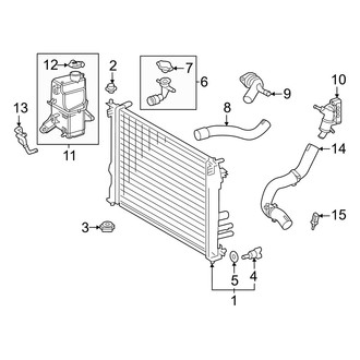 Toyota OE - Cooling - Radiator & Components