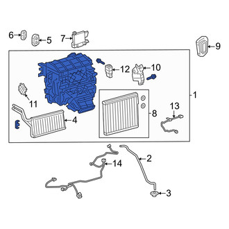 Toyota OE - HVAC Unit Case Assembly
