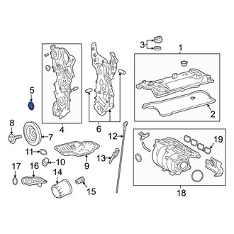 Toyota OE - Front Engine Crankshaft Seal