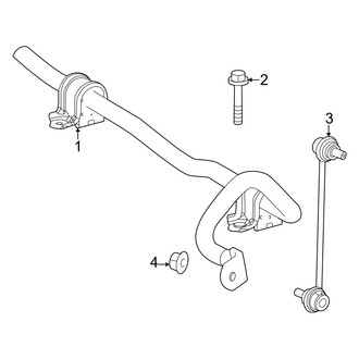 Toyota OE - Front Suspension - Stabilizer Bar & Components