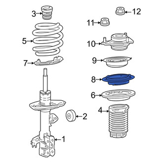 Toyota OE - Front Suspension Strut Bearing
