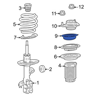 Toyota OE - Coil Spring Insulator