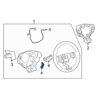 Toyota OE - Right Steering Wheel Plug