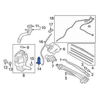 Toyota OE - Windshield Washer Pump