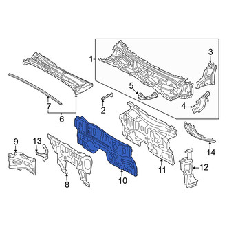 Toyota OE - Front Firewall