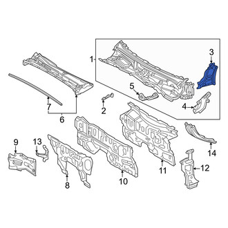 Toyota OE - Left Upper Inner Body A-Pillar