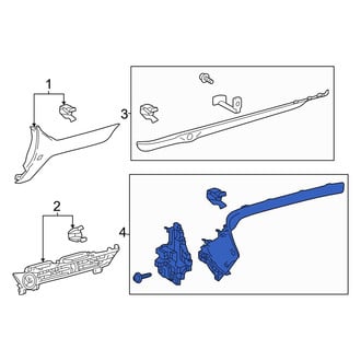 Toyota OE - Center Right Instrument Panel Trim Panel