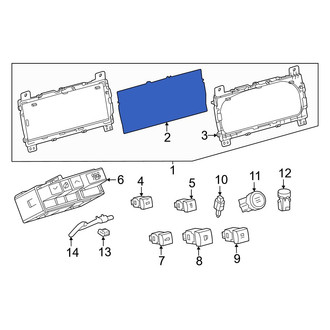 Toyota OE - Instrument Panel Lens
