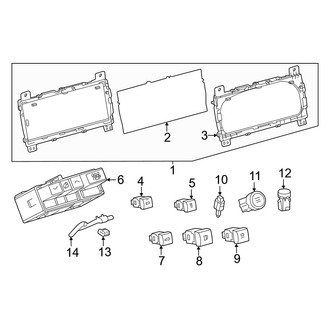 Toyota OE - Instrument Panel - Cluster & Switches