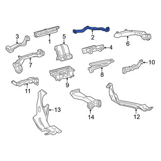 Toyota OE - Front Right Upper Instrument Panel Air Duct