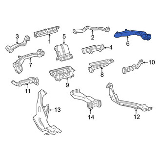 Toyota OE - Front Center Right Instrument Panel Air Duct