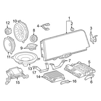 Toyota OE - Instrument Panel - Sound System