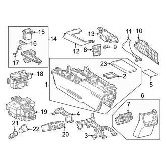 Toyota OE - Center Console (Console Assembly & Components)