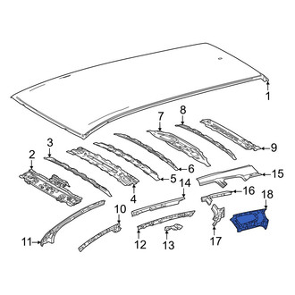 Toyota OE - Rear Right Upper Inner Quarter Panel