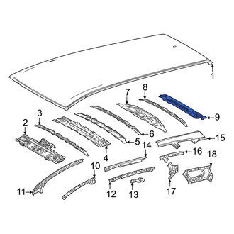 Toyota OE - Rear Roof Header Panel