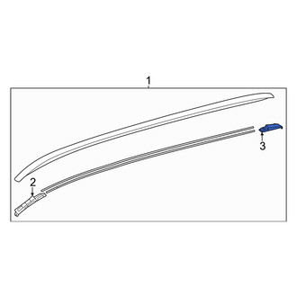 Toyota OE - Rear Left Roof Drip Molding Bracket