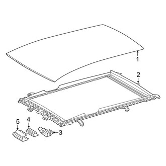 Toyota OE - Glass Roof Panel (Limited)