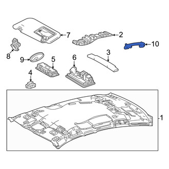 Toyota OE - Rear Left Interior Grab Bar
