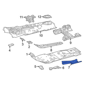 Toyota OE - Front Left Floor Pan Reinforcement