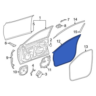 Toyota OE - Front Right Outer Door Seal