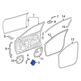 Toyota OE - Front Right Door Shell Insulator