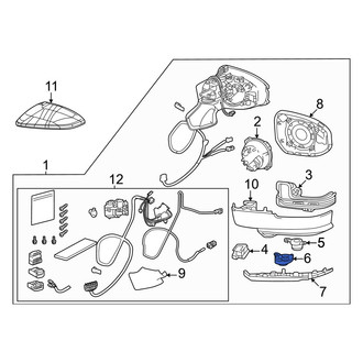 Toyota OE - Front Left Outer Courtesy Light