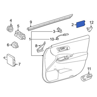 Toyota OE - Left Door Interior Trim Panel Cap