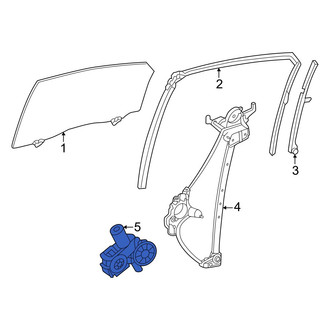 Toyota OE - Rear Right Window Motor