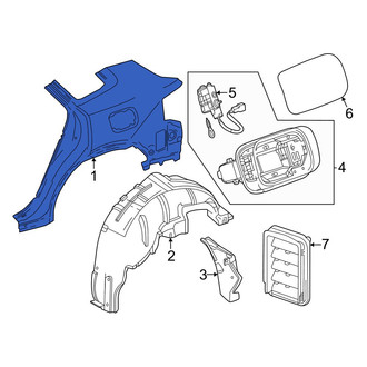 Toyota OE - Rear Left Quarter Panel