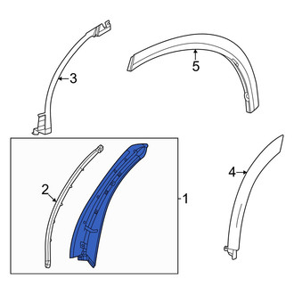 Toyota OE - Rear Right Side Body Trim Protector