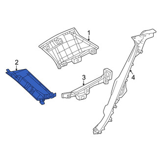 Toyota OE - Left Lower Body C-Pillar Trim Panel