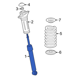 Toyota OE - Rear Suspension Shock Absorber