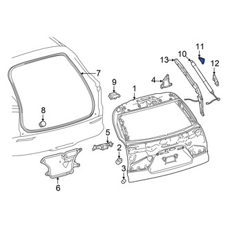 Toyota OE - Rear Left Upper Liftgate Lift Support