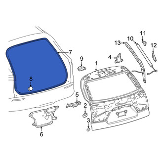 Toyota OE - Rear Hatch Seal