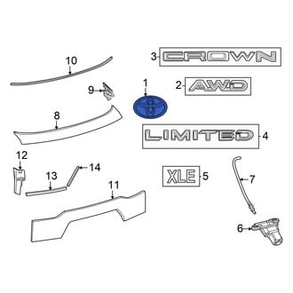 Toyota OE - Rear Hatch Emblem