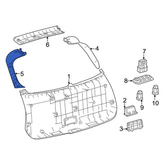 Toyota OE - Rear Left Liftgate Trim