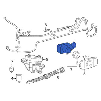 Toyota OE - Rear Center Parking Aid Sensor