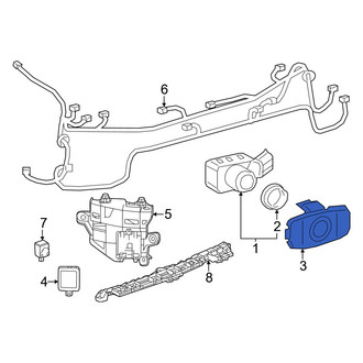 Toyota OE - Rear Inner Parking Aid Sensor Bracket