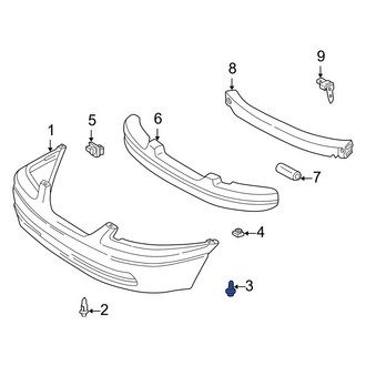 Toyota OE - Bumper Cover Screw