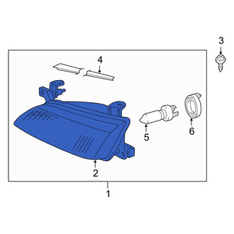 Toyota OE - Front Left Headlight