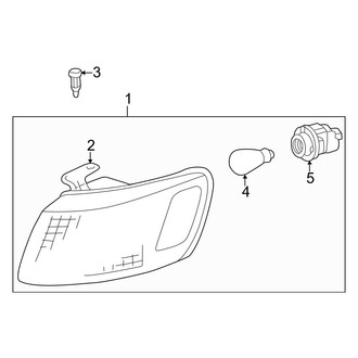 Toyota OE - Front Lamps - Fog Lamps (Dealer Installed Accessory)
