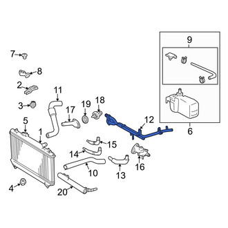 Toyota OE - Engine Coolant Bypass Pipe