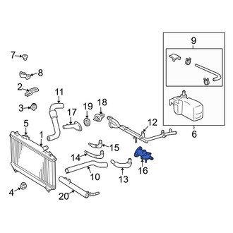 Toyota OE - Engine Coolant Outlet Flange