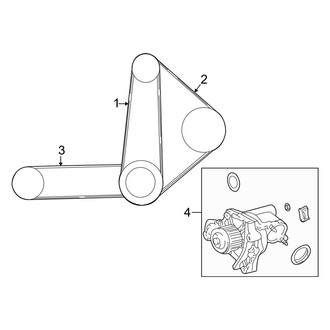 Toyota OE - Cooling - Belts & Pulleys (CE / LE / XLE 2.2L)