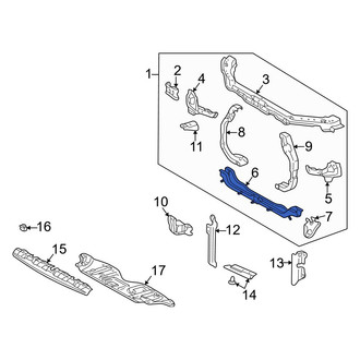 Toyota OE - Front Lower Radiator Support Tie Bar