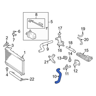 Toyota OE - Lower Radiator Coolant Hose