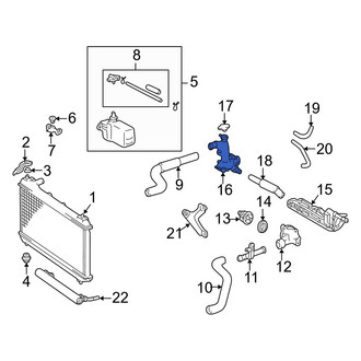 Toyota OE - Engine Coolant Outlet Flange