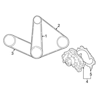 Toyota OE - Cooling - Belts & Pulleys (LE / XLE 3.0L)