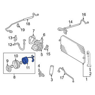 Toyota OE - A/C Compressor Clutch Coil