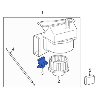Toyota OE - HVAC Blower Motor Resistor